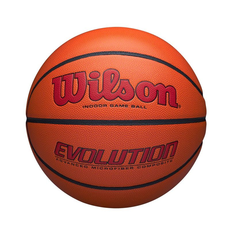 Wilson 28.5'' Evolution Game Basketball - Scarlet