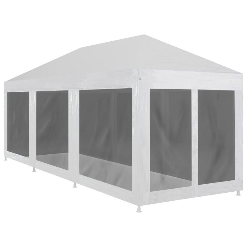 vidaXL 29.5 Ft. W x 9.8 Ft. D Steel Party Tent with 4 Mesh Sidewalls