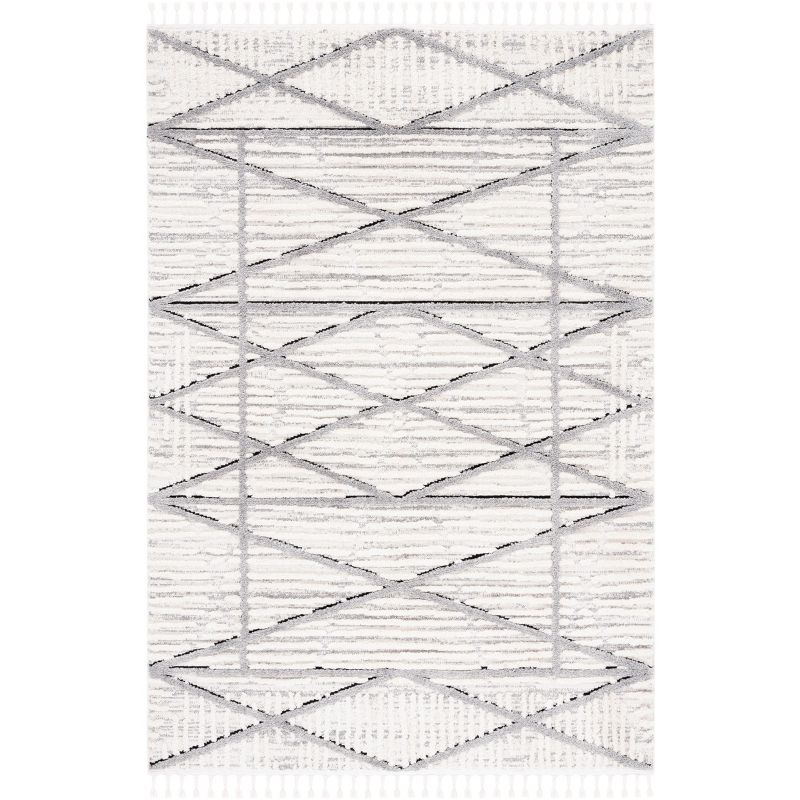 Marrakesh MRK540 Power Loomed Area Rug - Beige/Grey - 4'x6' - Safavieh.