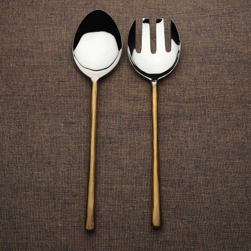 Inox Artisans Medicki Salad Server 2 Pc. Set