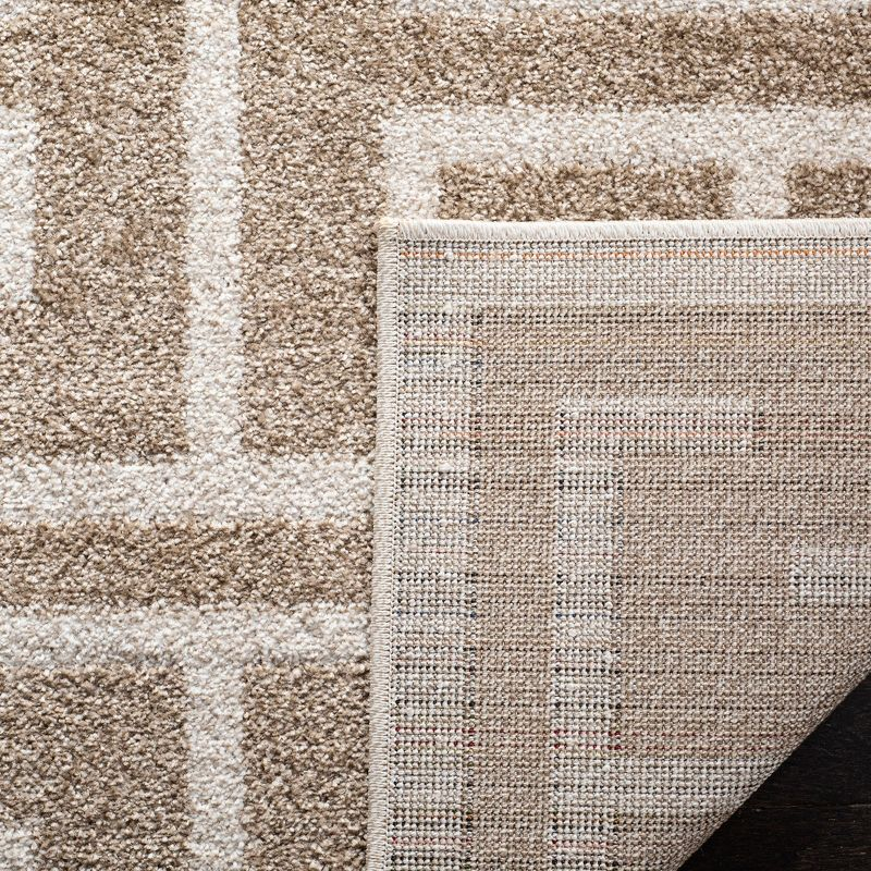 Amherst AMT404 Power Loomed Area Rug - Wheat/Beige - 8'x10' - Safavieh.