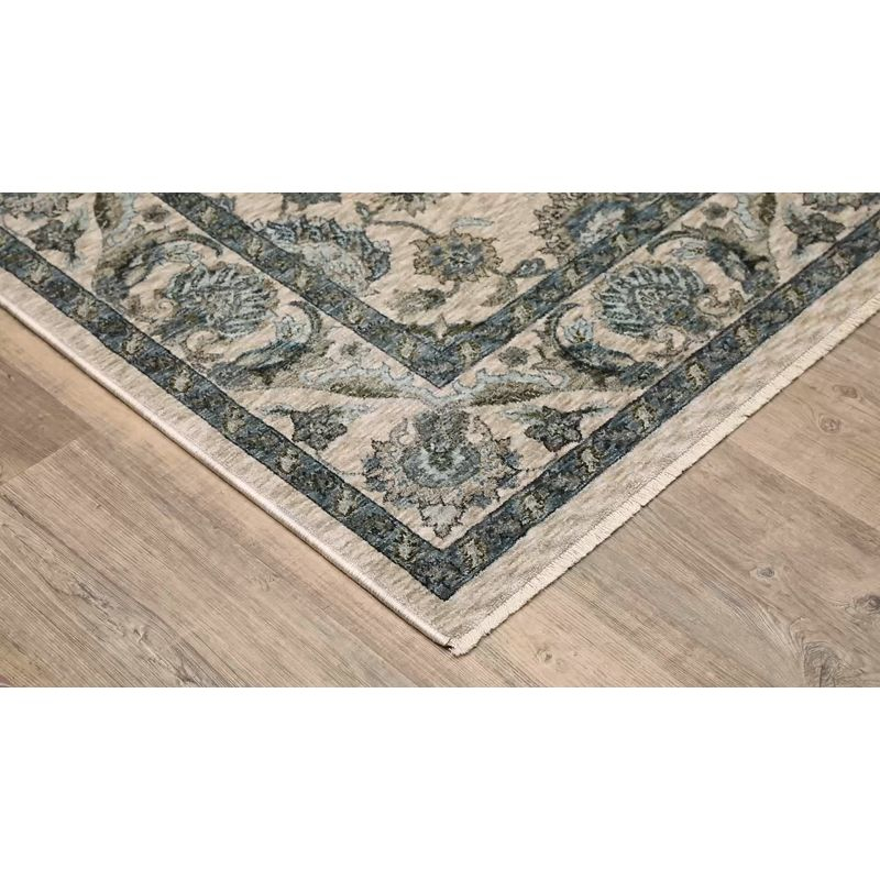 Oriental Weavers Aberdeen 070I1 Beige/ Blue Indoor Area Rug - 2' x 3'