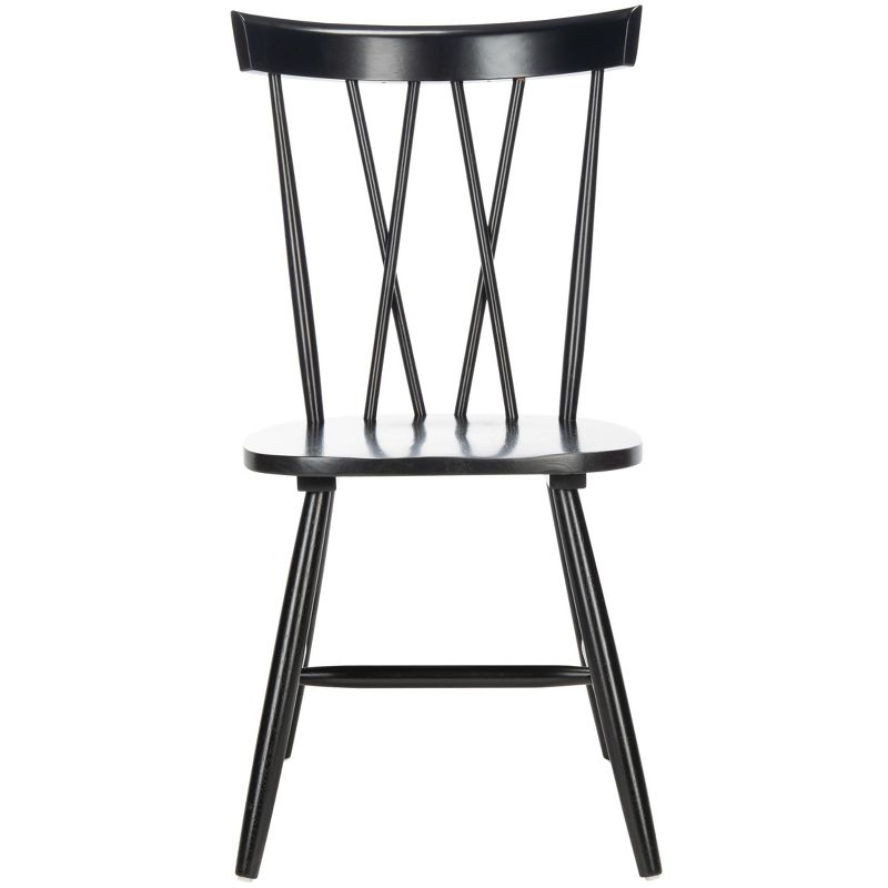 Friar Dining Chair (Set of 2) - DCH1401 - Black - Safavieh