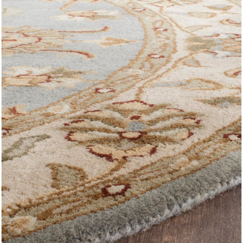 Royalty ROY343 Hand Tufted Area Rug - Blue/Beige - 5'x7' - Safavieh.