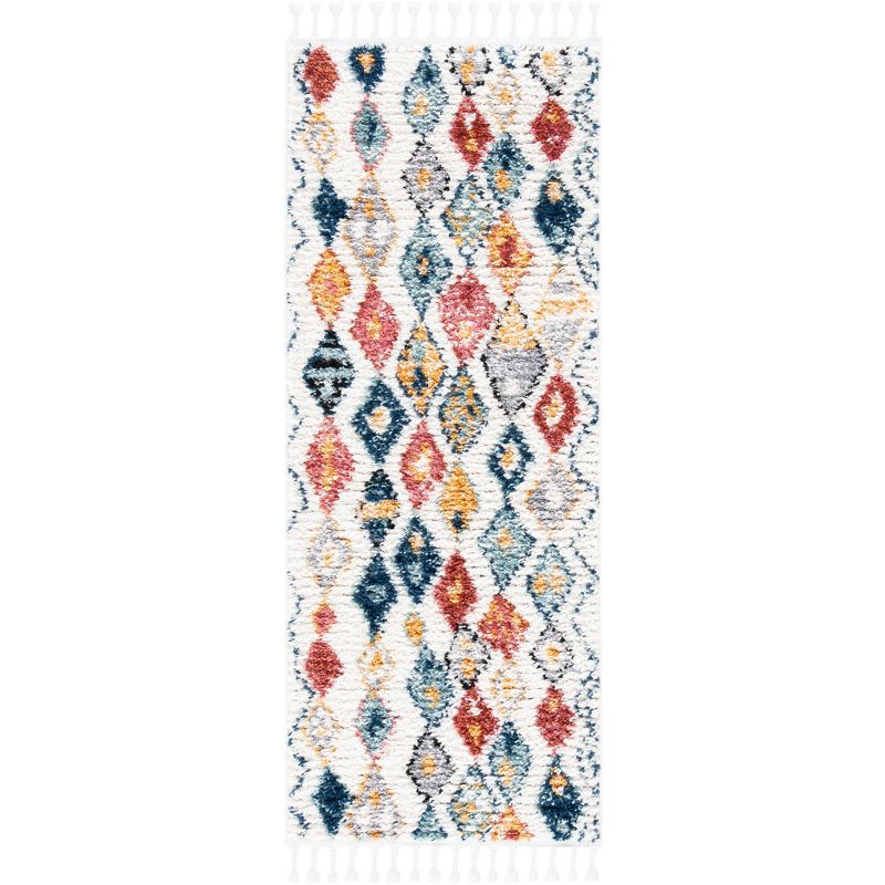 Morocco MRC924 Power Loomed Accent Rug - Ivory/Multi - 2'6"x4' - Safavieh.