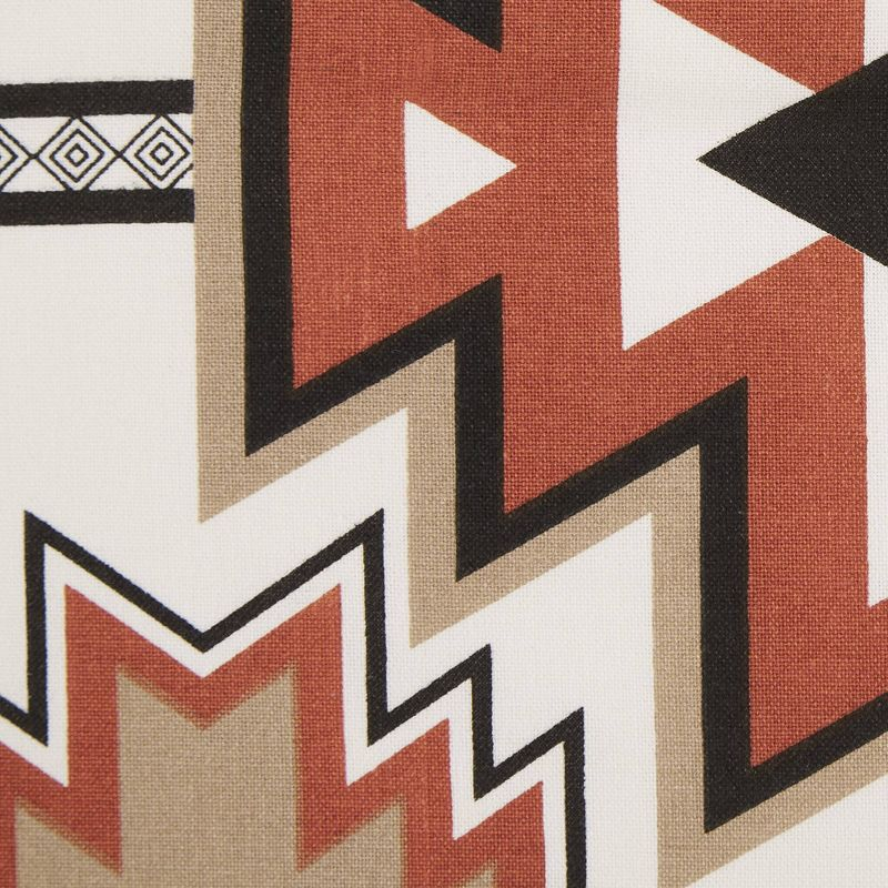 Geometric Cotton Reversible Pillow Cover
