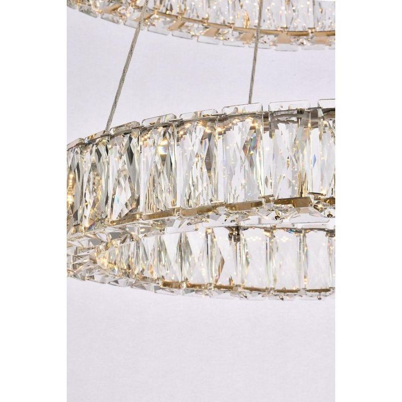 Elegant Lighting Monroe 2 - Light Chandelier in  Gold