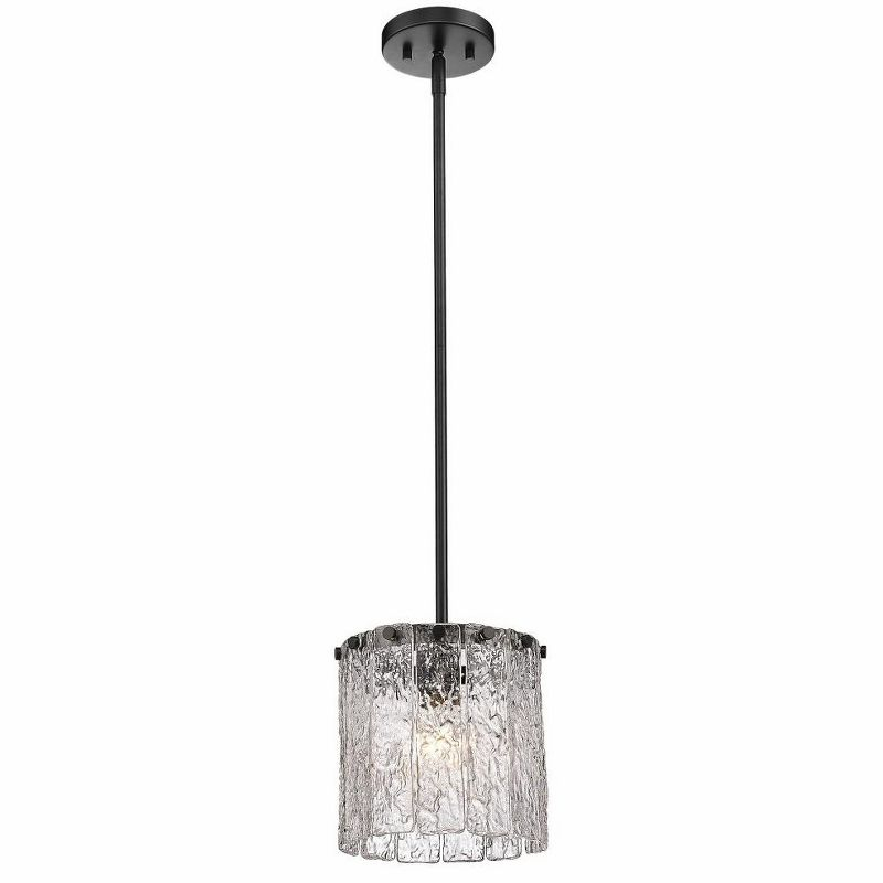 Z-Lite Glacier 1 - Light Pendant in  Matte Black