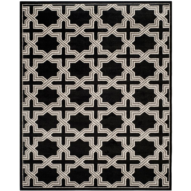 Amherst AMT418 Power Loomed Area Rug - Anthracite/Grey - 8'x10' - Safavieh.