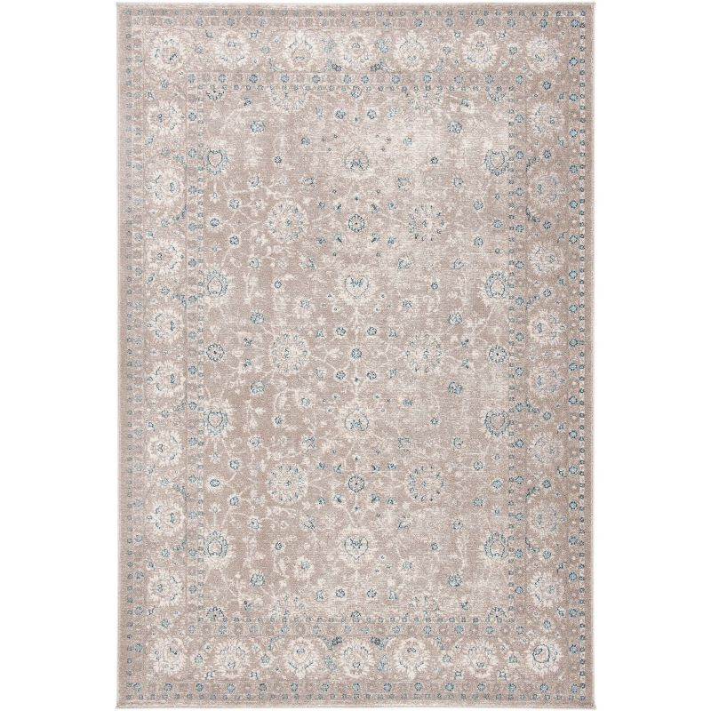 Sofia SOF330 Power Loomed Area Rug - Tan/Blue - 8'9"x11'9" - Safavieh.