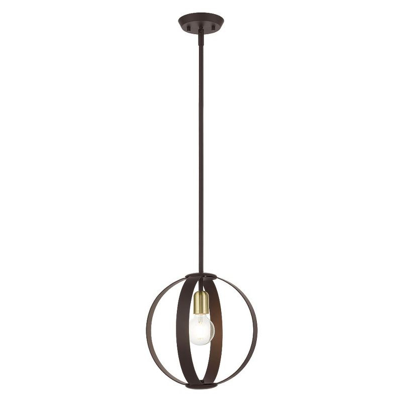 Livex Lighting Modesto 1 - Light Pendant in  Bronze