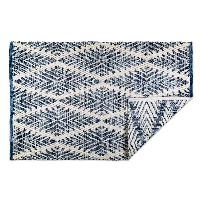 Design Imports Reflections Motif - Blue Marquee Diamond - 2 X 3 Ft