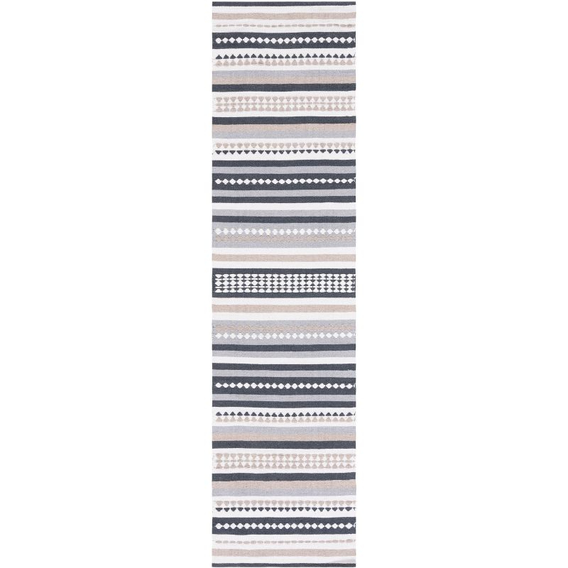 Montauk MTK451 Hand Woven Runner Rug - Grey/Ivory - 2'3"x9' - Safavieh.
