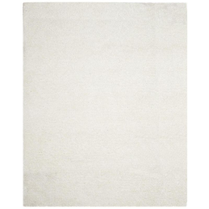 Express Shag SGE620 Hand Tufted Indoor Area Rug - Ivory - 5'x8' - Safavieh