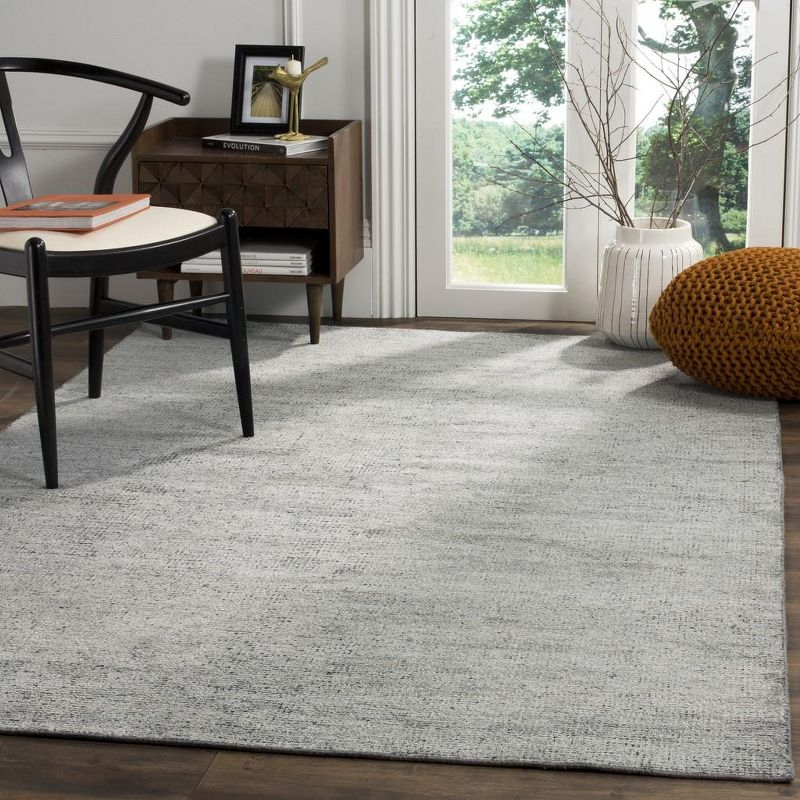 Stone Wash STW615 Hand Knotted Indoor Area Rug - Blue - 4'x6' - Safavieh