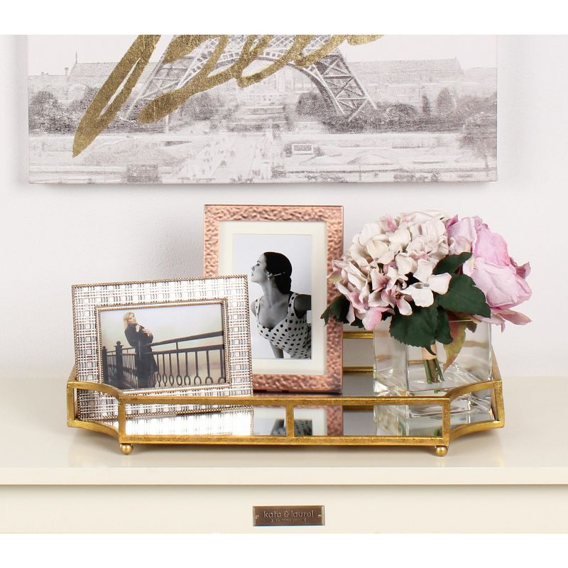 Kate and Laurel Ciel Tray, 12x18, Gold
