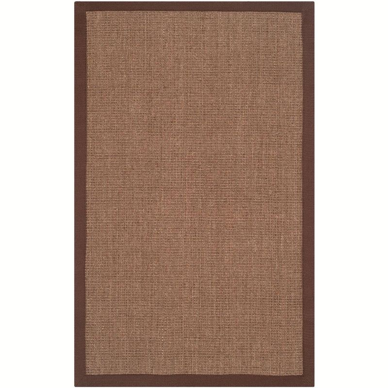 Natural Fiber NF441 Power Loomed Indoor Accent Rug - Brown/Brown - 2'6"x4' - Safavieh.