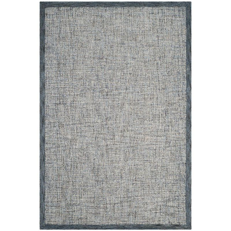 Abstract ABT220 Handmade Indoor Area Rug - Navy/Ivory - 6'x9' - Safavieh