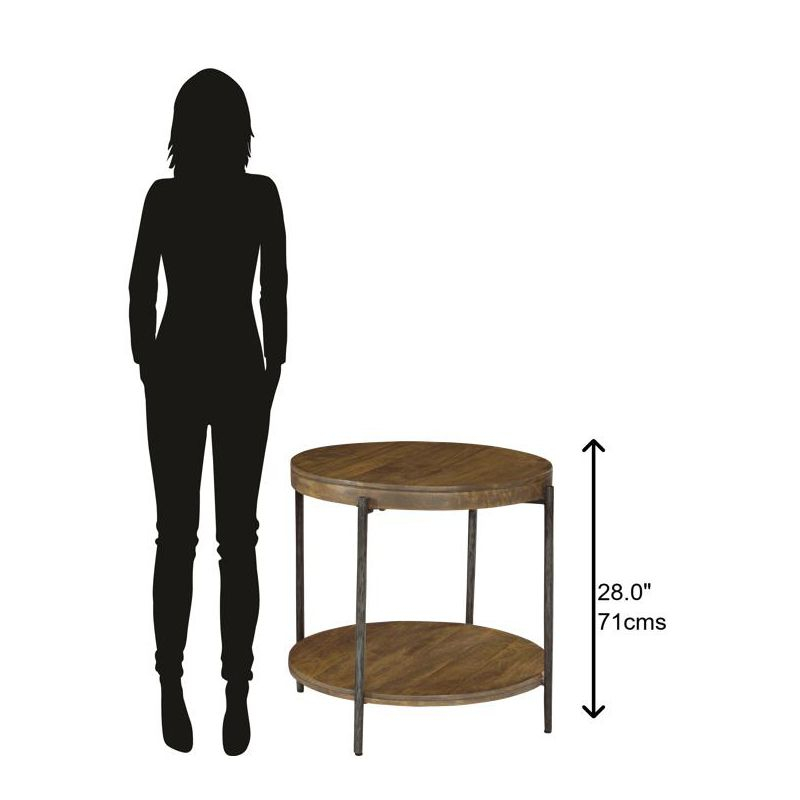 Hekman 23704 Round Side Table 2-3702 Bedford