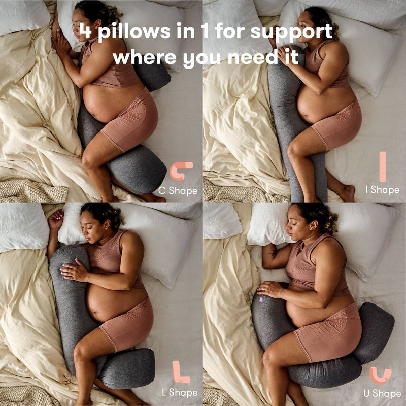 Frida Mom Adjustable Keep-Cool Pregnancy Body Pillow