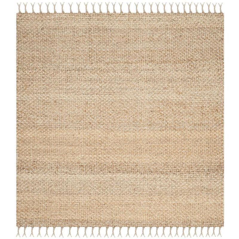 Natural Fiber NF733 Hand Woven Indoor Area Rug - Natural - 7'x7' - Safavieh.