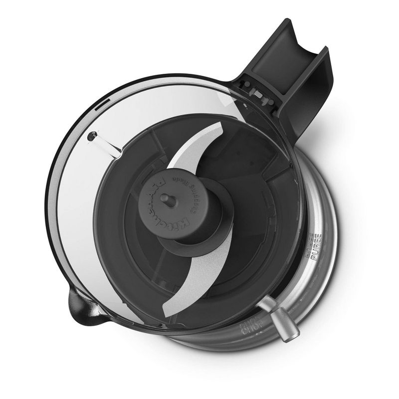 KitchenAid 3.5 Cup Mini Food Processor - KFC3516 - Light Silver: 2-Speed Chopper with Stainless Steel Blades, Dishwasher-Safe