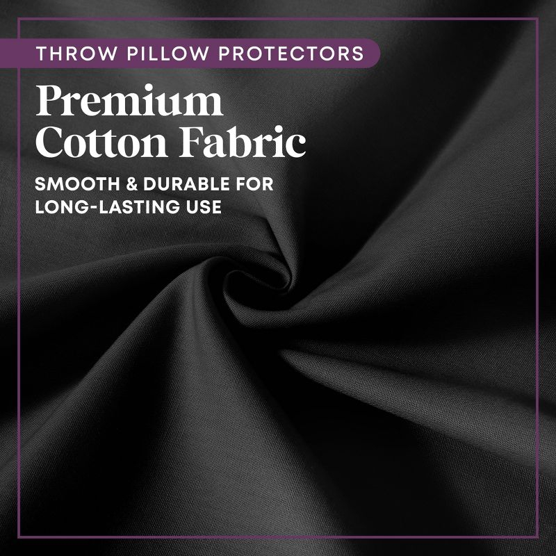 Circles Home, 100% Cotton Zippered Pillow Protector