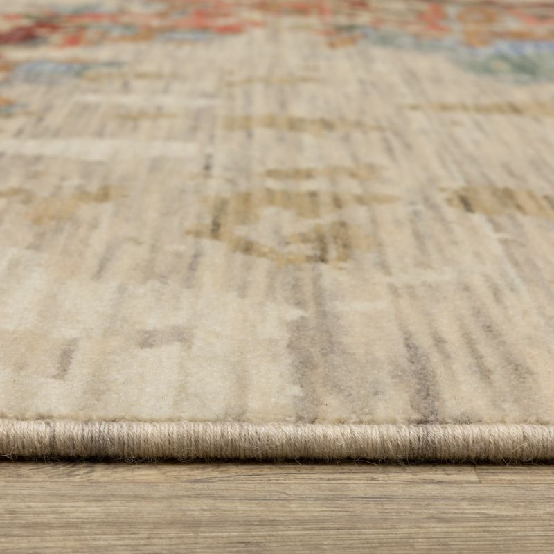 Oriental Weavers Soleri SOL09 Beige/ Multi Indoor Area Rug - 2'6" x 12'