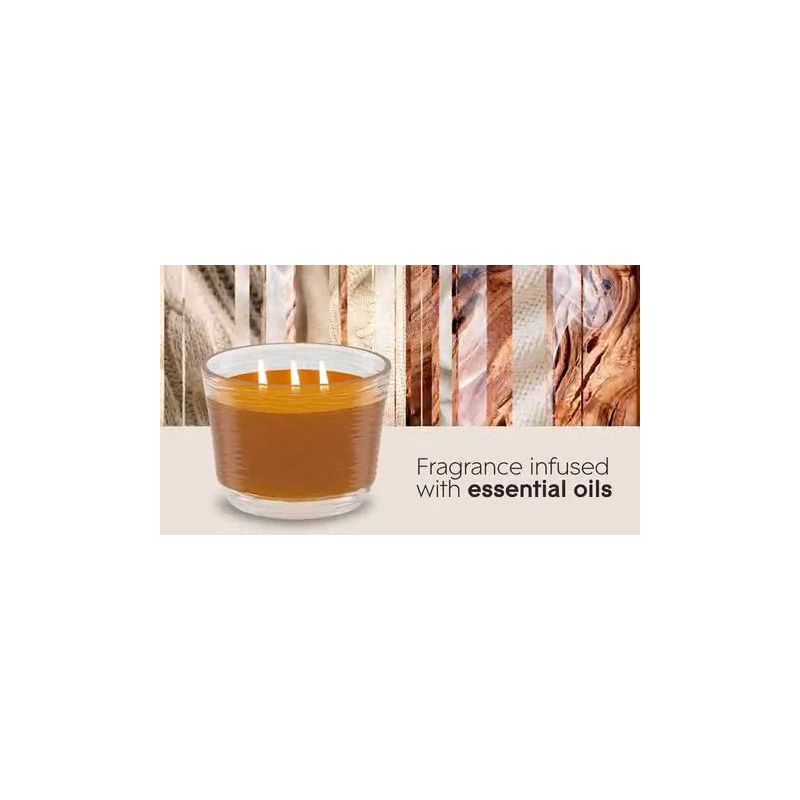 Glade 3 Wick Scented Candles - Cashmere Woods - 6.8oz