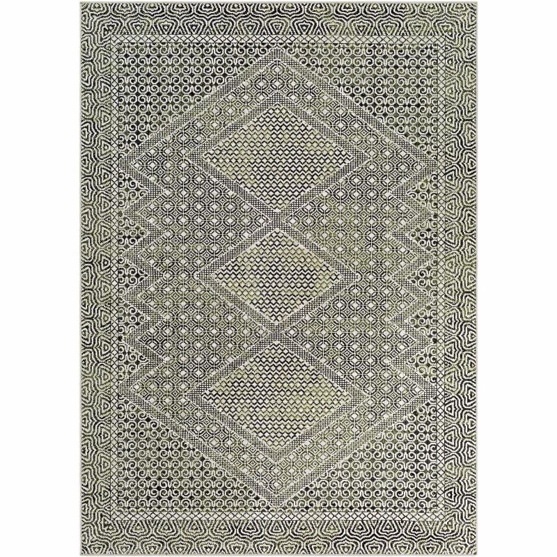Hauteloom Rectangle Area Rug   Black