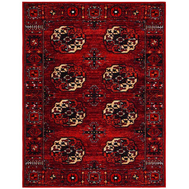 Vintage Hamadan VTH212 Power Loomed Indoor Area Rug - Red/Multi - 9'x12' - Safavieh