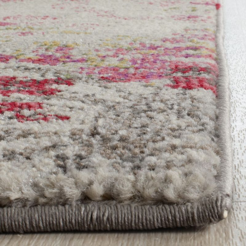 Monaco MNC205 Power Loomed Indoor Runner Rug - Ivory/Pink - 2'2"x12' - Safavieh.