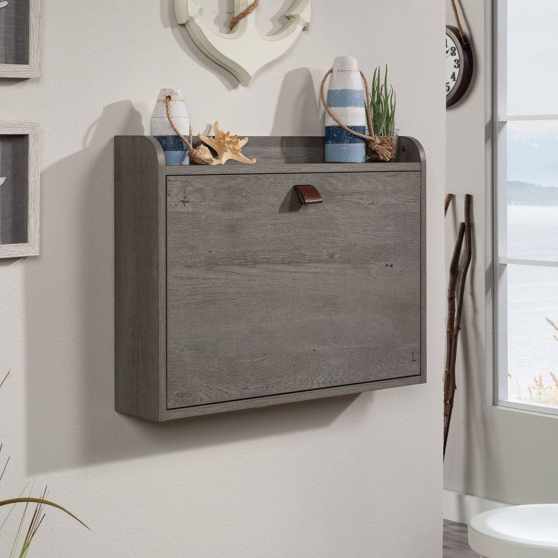 Anda Norr Floating Desk Mystic Oak - Sauder