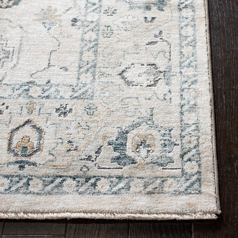 Dream DRM727 Power Loomed Area Rug - Ivory/Light Beige - 4'x6' - Safavieh.
