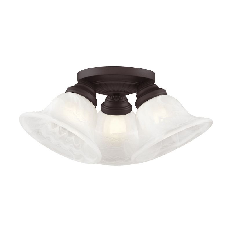 Livex Lighting Edgemont 3 - Light Flush Mount in  Bronze