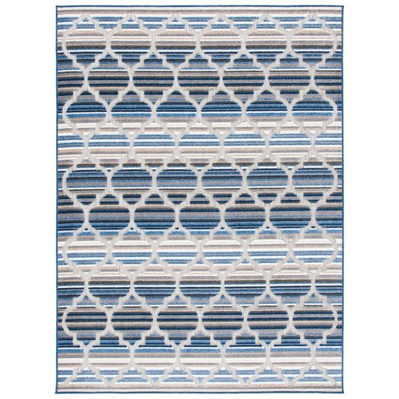 Cabana CBN333 Loomed Indoor Area Rug - Blue/Grey - 5'3"x7'6" - Safavieh