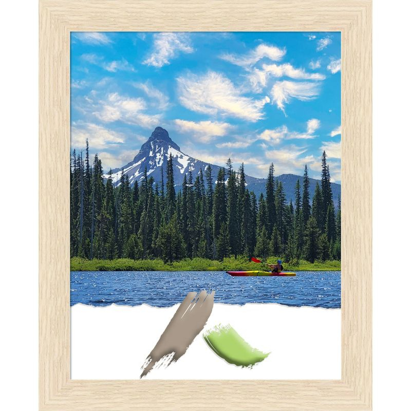 Amanti Art Woodgrain Stripe Wood Picture Frame Opening Size 11x14 in.