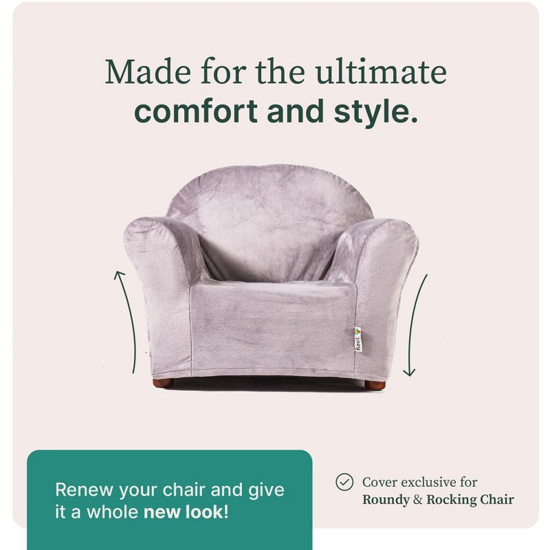 Keet Keet Roundy Kid's Chair + Cover Combo Set Navy