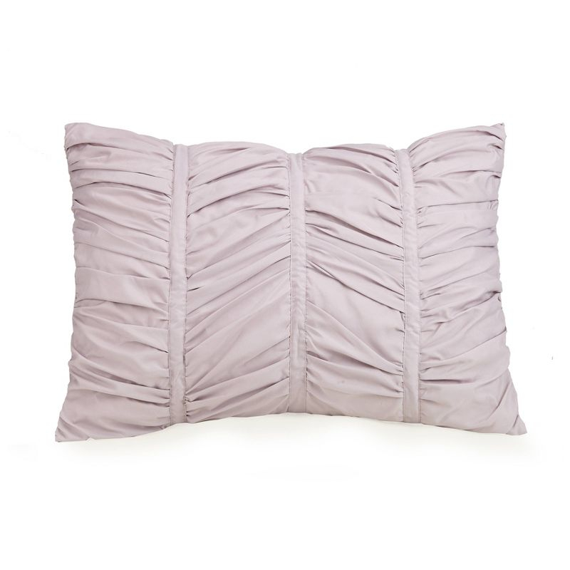 Modern Heirloom Emily Ruched Solid Textured Comforter Set