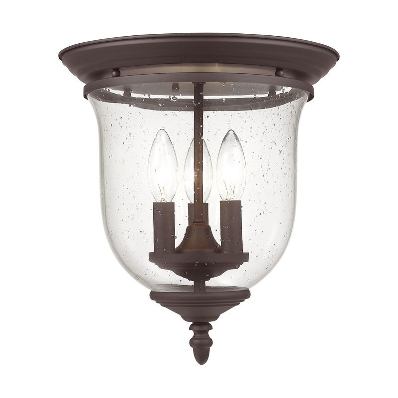 Livex Lighting Legacy 3 - Light Flush Mount in  Bronze