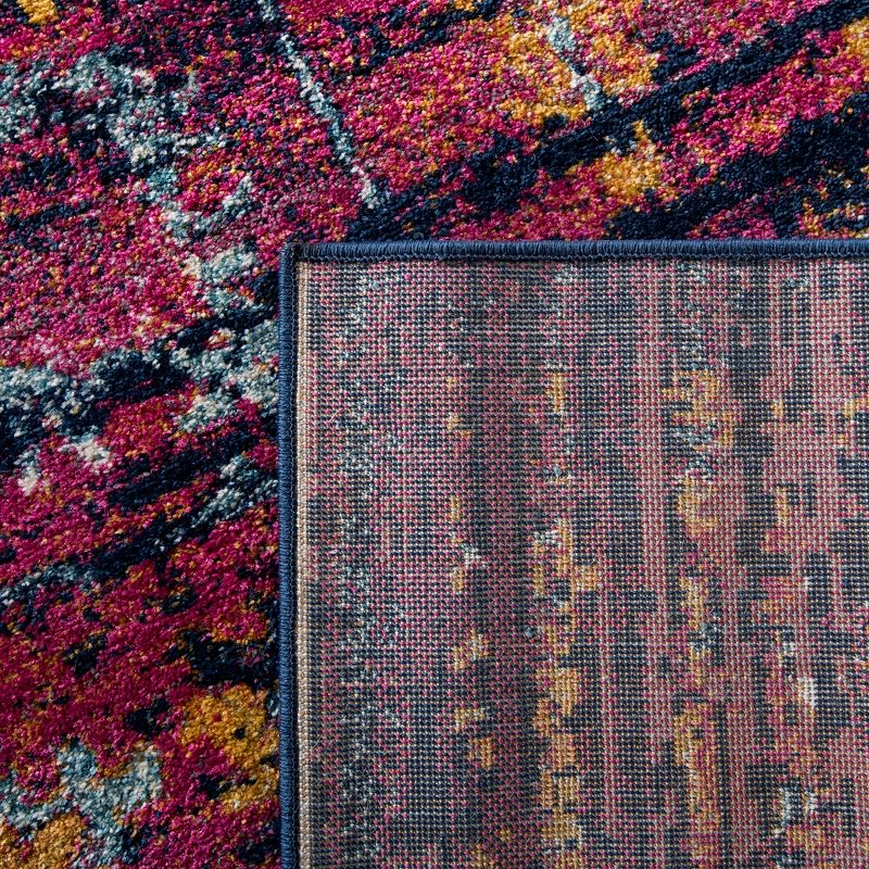 Evoke EVK275 Power Loomed Indoor Area Rug - Blue/Fuchsia - 9'x12' - Safavieh