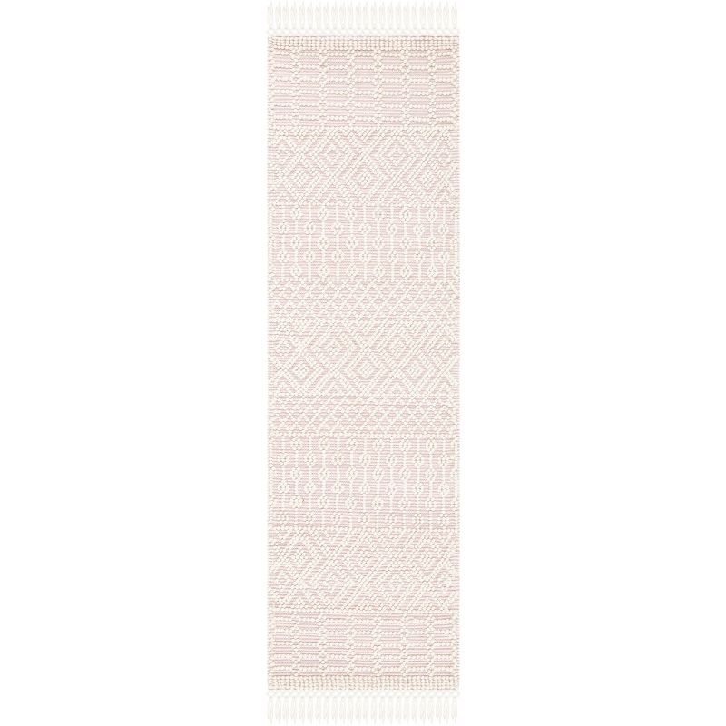 Natura NAT852 Hand Loomed Runner Rug - Ivory/Pink - 2'3"x8' - Safavieh.