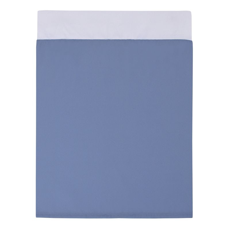 Carter's Blue Elephant 3 Piece Nursery Crib Bedding Set