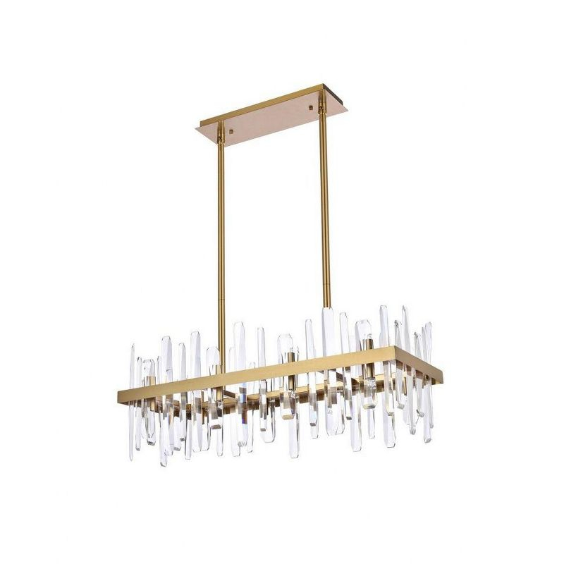 Elegant Lighting Serena 16 - Light Chandelier in  Satin Gold