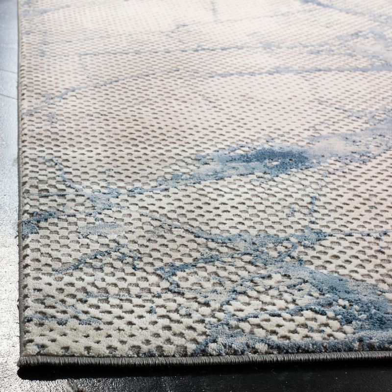 Meadow MDW180 Power Loomed Area Rug - Navy/Ivory - 8'x10' - Safavieh.
