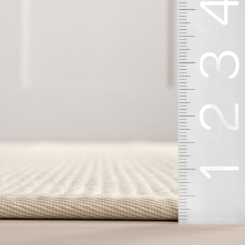 Nuloom Monica Geometric Wool Indoor Area Rug, Runner 2' 6" x 8', Ivory