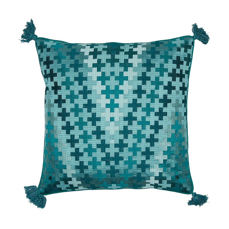 carol & frank Pepi Embroidered Throw Pillow