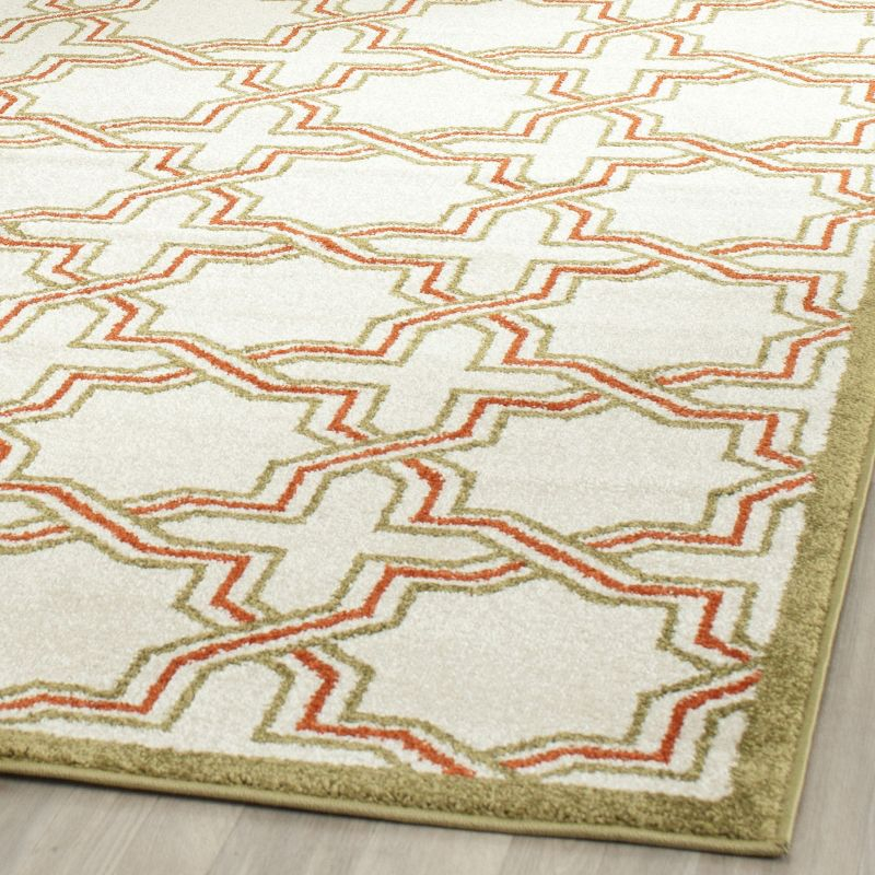 Amherst AMT413 Power Loomed Accent Rug - Ivory/Light Green - 3'x5' - Safavieh.