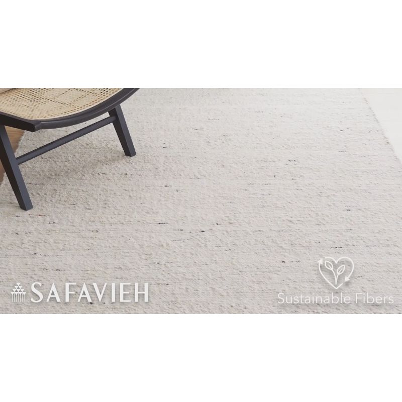 Natura NAT925 Flat Weave Indoor Area Rug - Black - 8'x10' - Safavieh