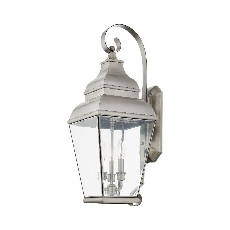 Livex Lighting Exeter 3 - Light Wall Light in  Brushed Nickel